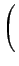 $\displaystyle \left(\vphantom{ \frac {\pi}{j} }\right.$